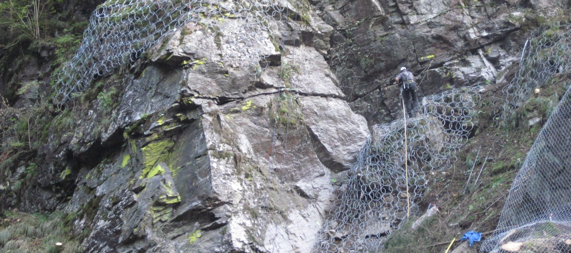 consolidamento reti pareti rocciose